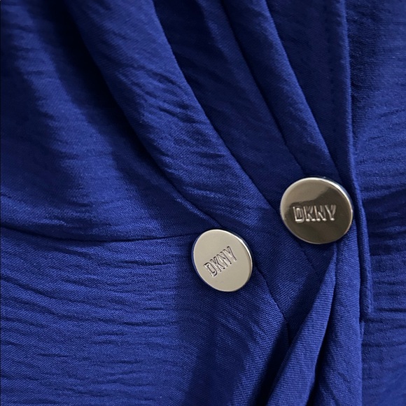 DKNY Royal Blue Long Sleeve Dress - Picture 7 of 7